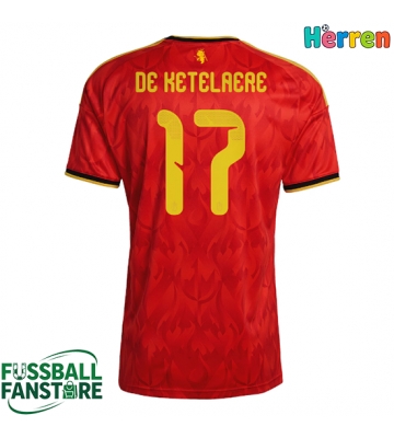 Belgien Charles De Ketelaere #17 Replik Heimtrikot WM 2026 Kurzarm